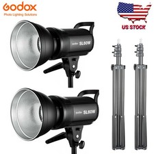 US 2X Godox SL-60W 5600K LED